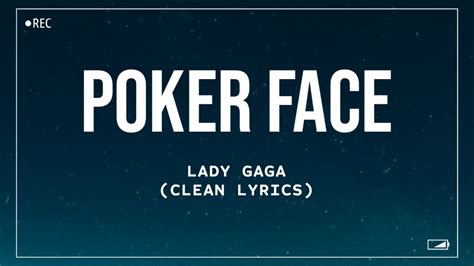 poker face lyrics clean